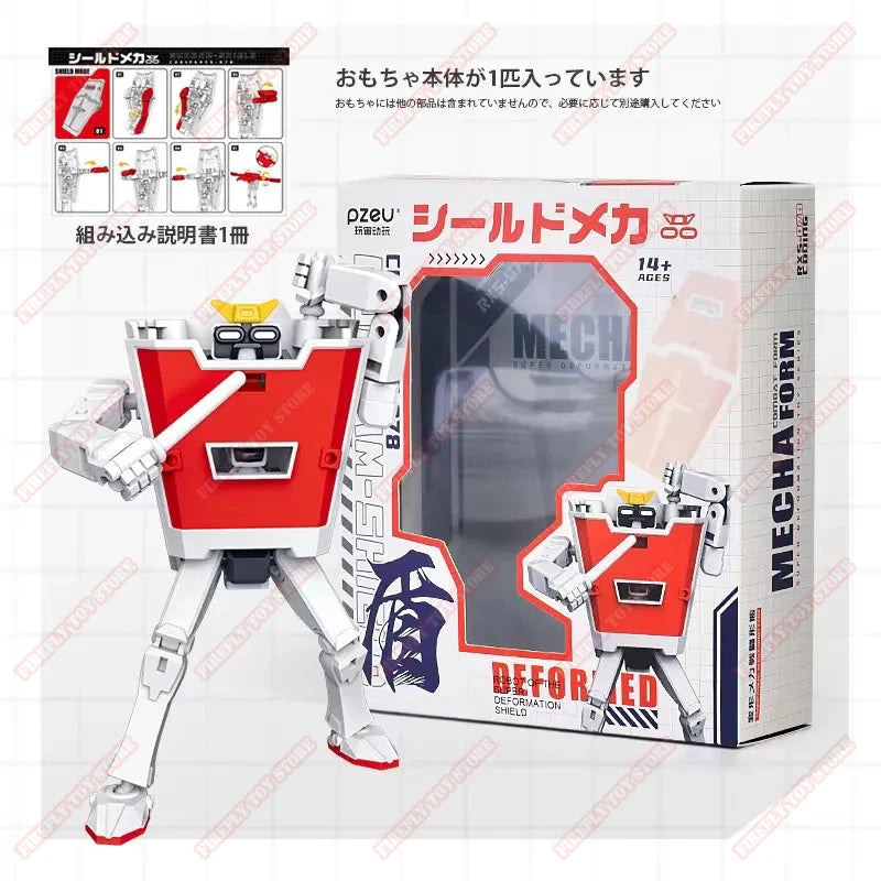GUNDAM Animation Game Peripheral Toys Assembly Toy RXS-078 Shield-Gundam Anime Figures Action Movable Model Collection GUNDAM Animation Game Peripheral Toys Assembly Toy RXS-078 Shield-Gundam Anime Figures Action Movable Model Collection